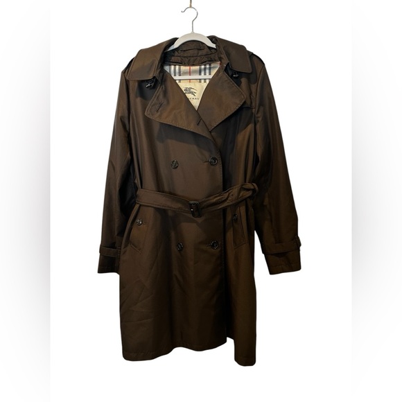 Burberry Other - Burberry Dark Brown Denise Hooded Double Breasted Trench Coat